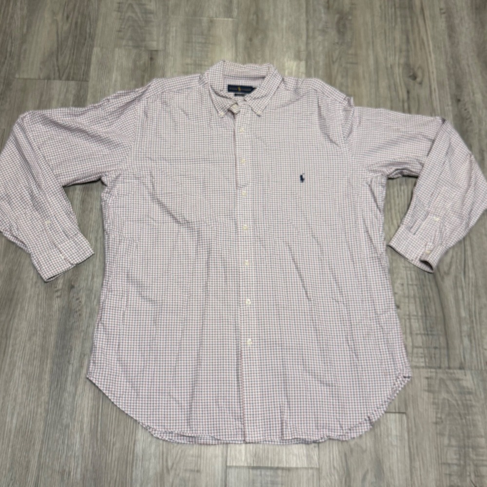 Big & Tall Ralph Lauren, Button Down Shirt, Men, XLT
